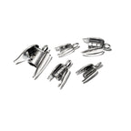 925 sterling silver Crimp End Caps size 1.0, 1.5, 2.0, 3.0, 5.0 mm, silver end cup, crimp end cup, Jewelry making - 1 pair (2 piece)