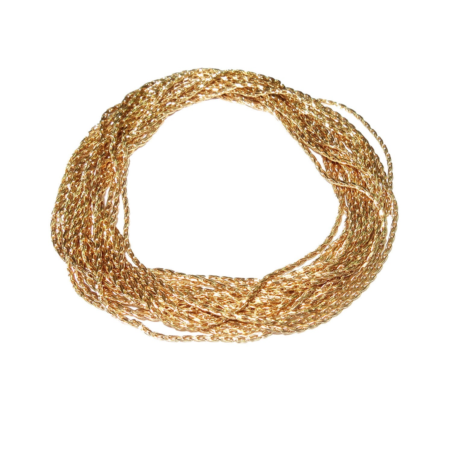 14K solid gold beading cardano chain thickness 0.6 mm, beading chain, 14K gold chain, Jewelry making, beading chain, 14K gold - 1 Ft (30 cm)