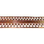 Natural Copper Bezel wire, Gallery wire, Gallery ribbon, Gallery pattern, Natural Copper, Copper wire, Jewelry making  - 4 inch (10 cm)