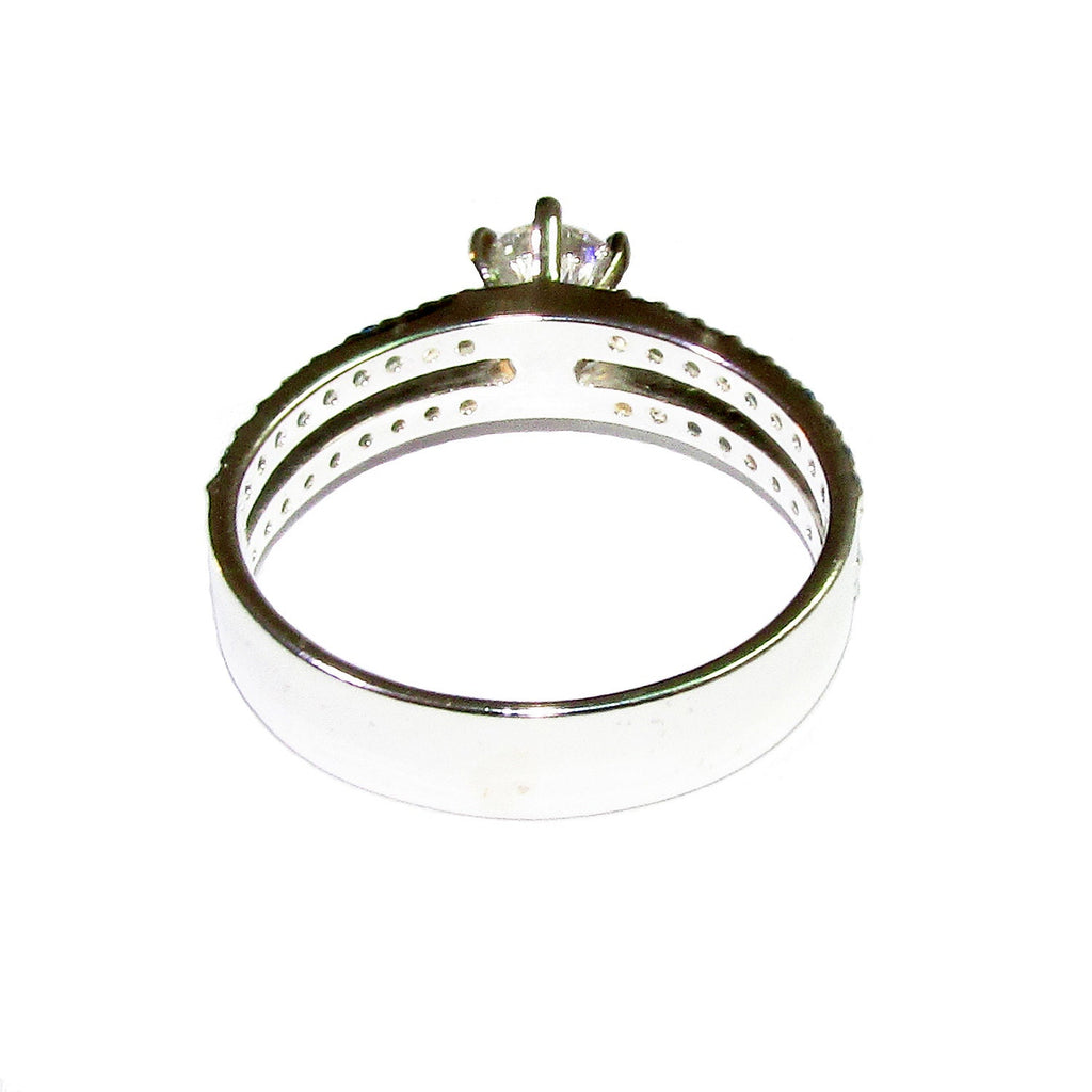 White topaz ring 925 sterling silver size 8, Handmade ring, single copy, sterling silver, White topaz, silver ring, gemstone, Gift ring