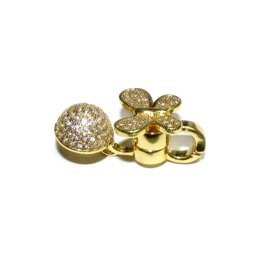 14K Yellow gold filled Magnetic Clasps size 17.0x27.0 mm, Magnetic clasps, Jewelry making, Clasp findings, Gold filled clasp - 1 piece
