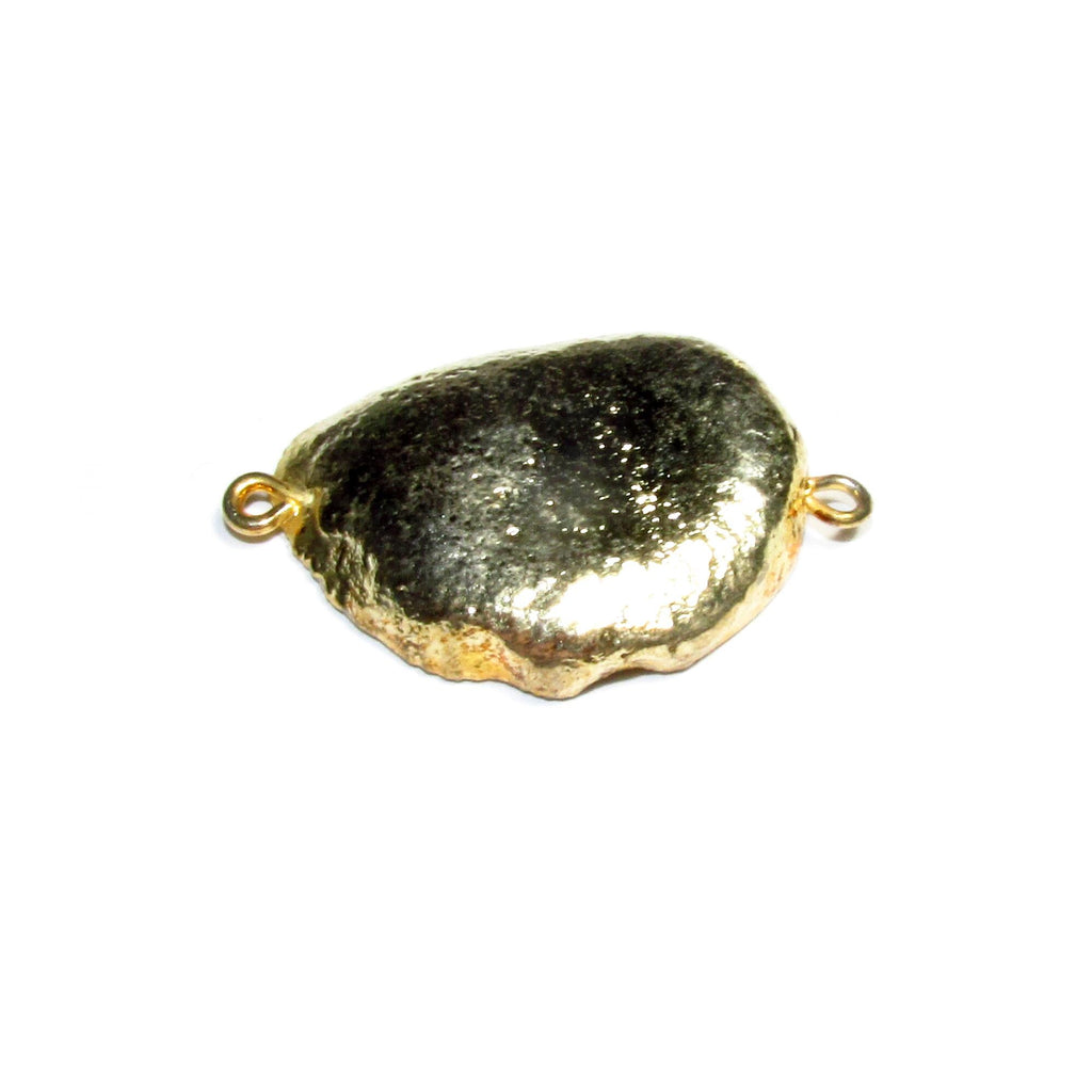 SALE!  Agate druse connector size 27x22mm, Natural agate, Natural Gemstone, Jewelry making - 1 piece