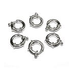 925 Sterling Silver Spring ring Clasps sizes 14 mm, Spring ring clasp, Jewelry making, Sterling silver, 925 Silver clasp, Clasp - 1 piece
