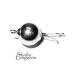 925 Sterling silver Bead smooth Safety Clasp size 10 mm, Silver bead clasp, Jewelry making, Silver Clasp, 925 Sterling silver - 1 piece
