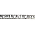 935 Argentium Silver Bezel wire, Gallery wire, Gallery ribbon, Gallery pattern, Argentium silver, Jewelry making, Wire - 4 inch (10 cm)