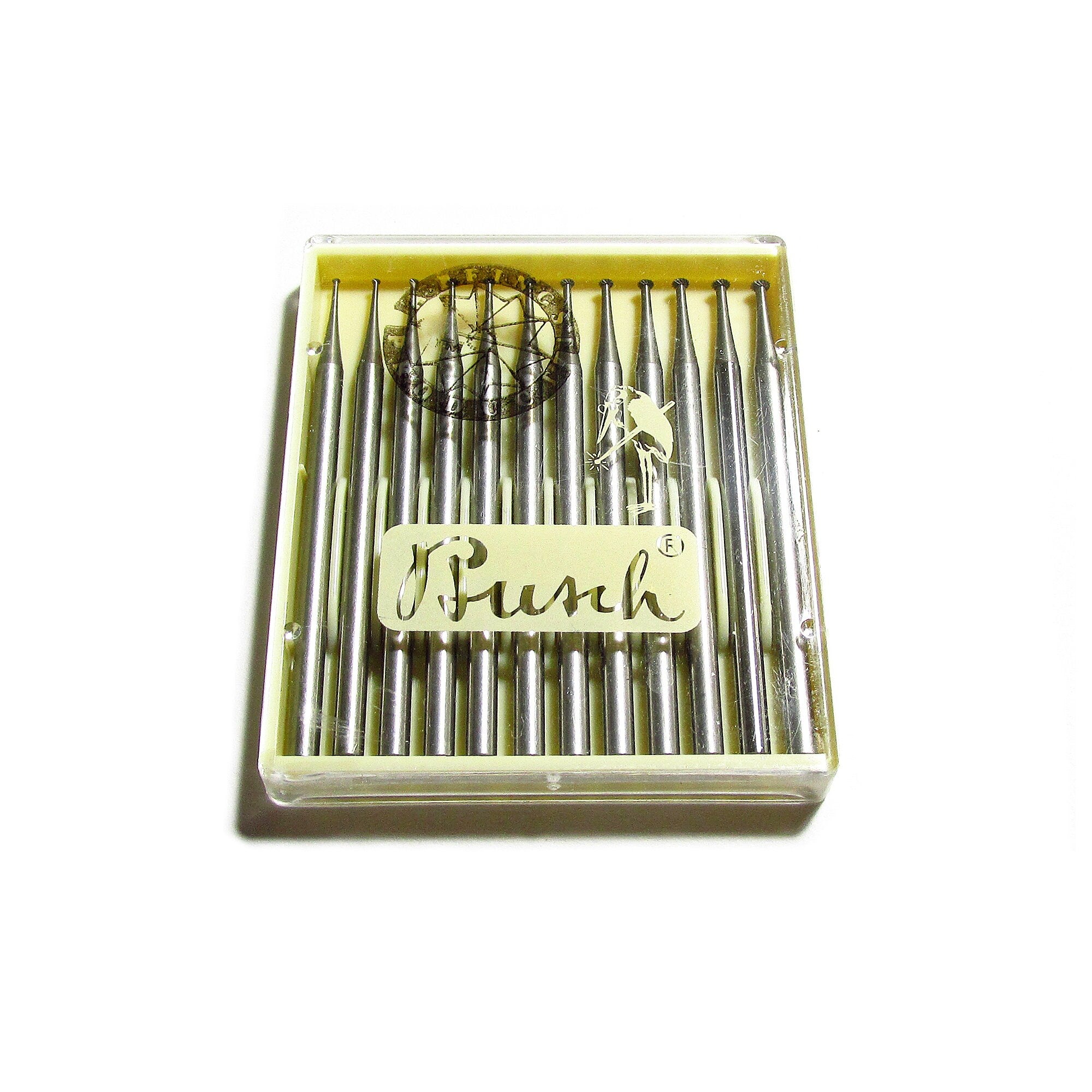 Set Busch Tungsten Vanadium Bearing Bur Set, 0.7–1.8mm 2.35 mm shank, size  Jewelry burs, Busch burs, Jewelry tools - 1 pack (12 pieces)