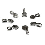 925 Sterling silver large Glue-on Flat Pad Pendant Bails, Jewelry making, Bail silver, Bail finding, Glue-on bail, Silver Bail - 1 piece