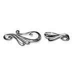 925 Sterling Silver Hook Eye Clasps, Silver clasp, Clasp, Clasps, Hook eye clasp, Clasps, Jewelry making, 925 Silver clasp - 1 piece