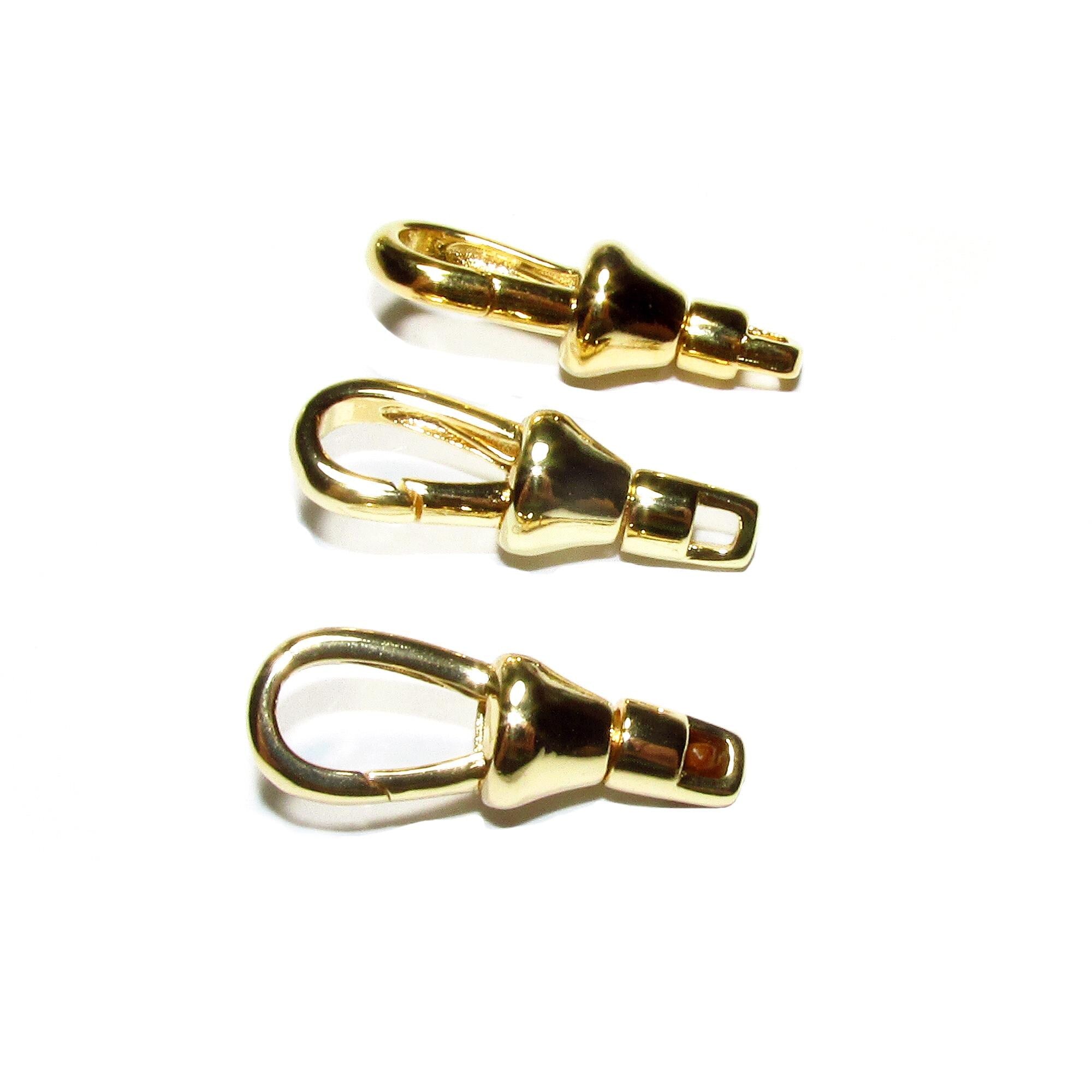 14K Yellow gold filled Albert swivel clasp 23mm with closed ring, Gold filled clasp, Albert clasp, 14K Gold filled, Jewelry making - 1 piece