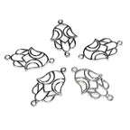 925 Sterling silver large hamsa connector size 2.3x1.4 cm, Hamsa link component, Jewelry making, Connector, Jewelry connector - 1 piece
