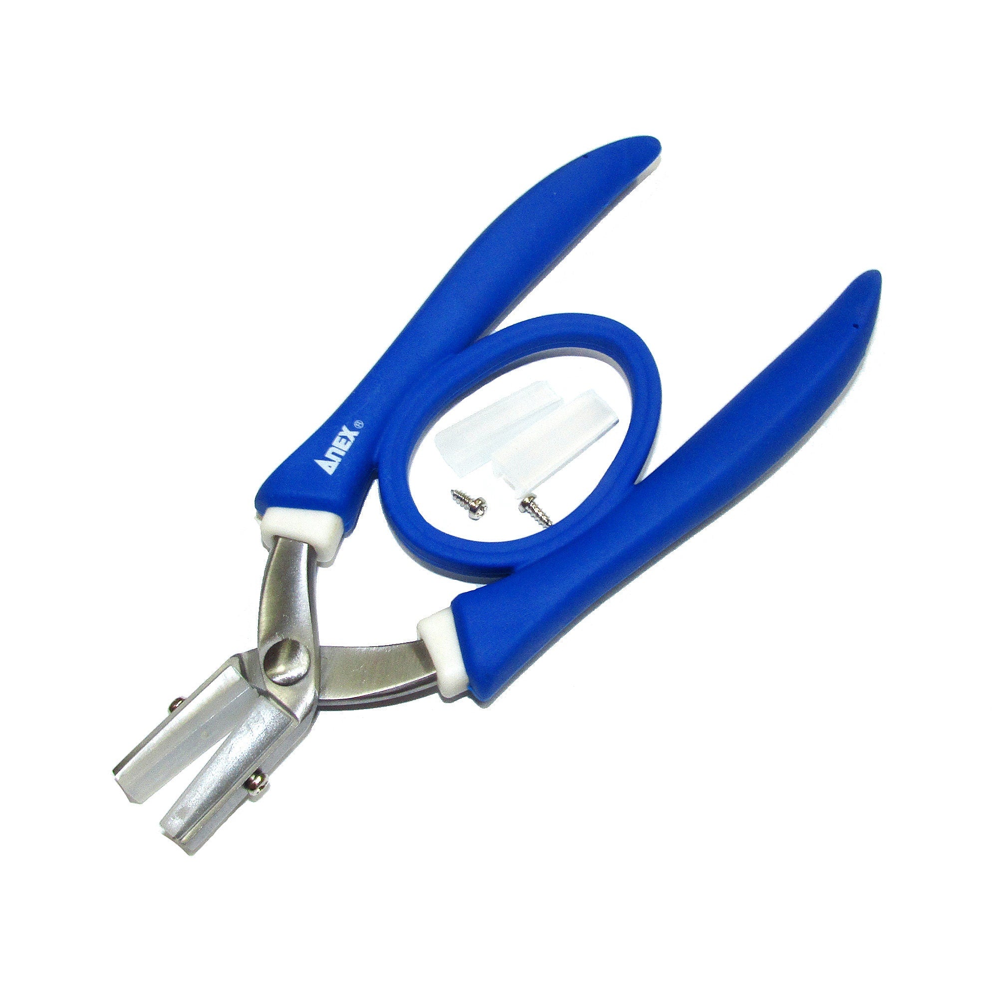 Anex #251N Stainless Steel Nylon-Coated Flat-Nose Pliers, Large Plier Anex #251, Jewelry making, Jewelry tools, Jewelry pliers  - 1 piece