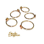 14K Yellow gold filled blank ring with bezel cup 5 mm size 4 - 11, Jewelry making, Gold filled ring, bezel cup, Setting - 1 piece