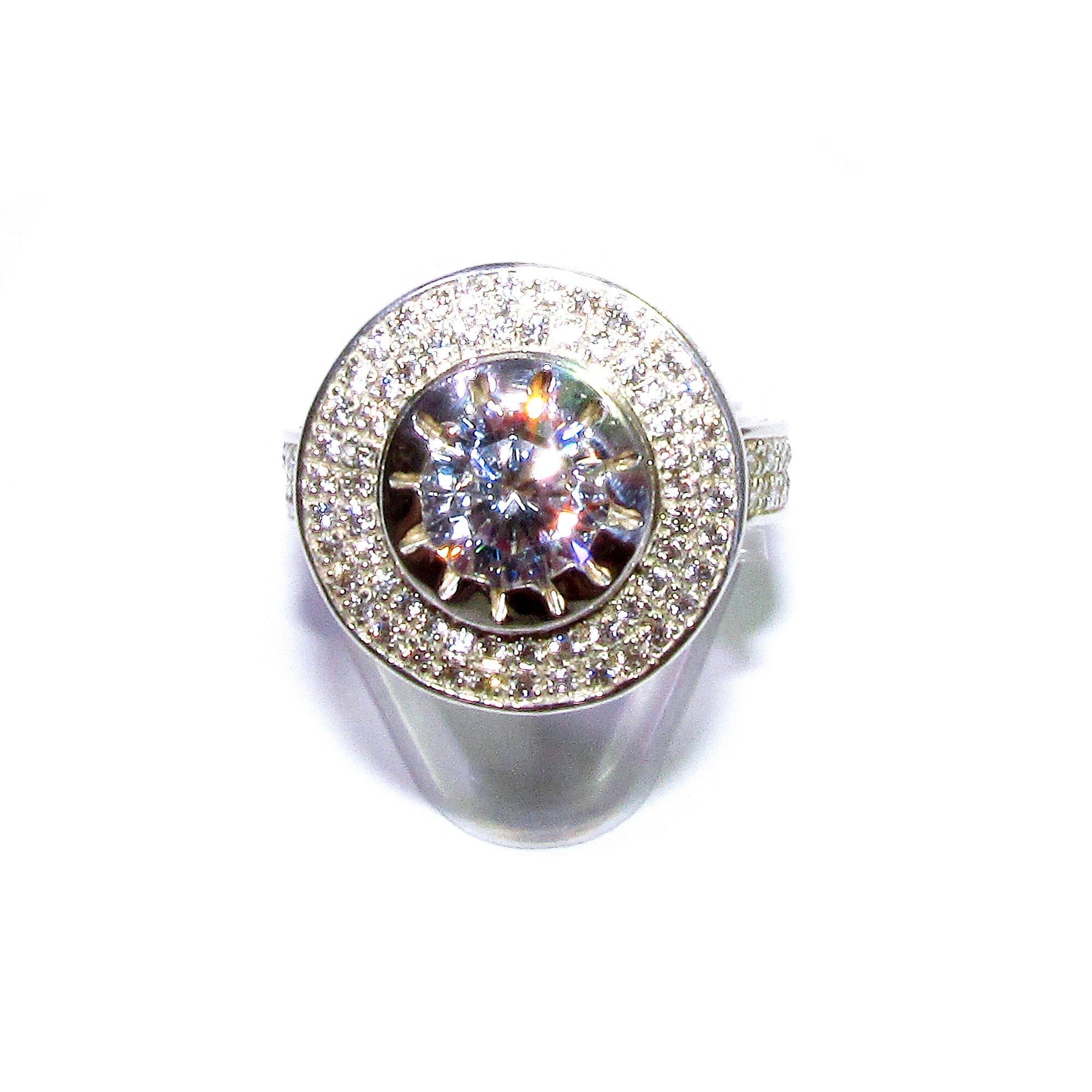 Statement White topaz ring 925 sterling silver size 7, Handmade ring, single copy, Sterling silver, Natural White topaz, White gemstone