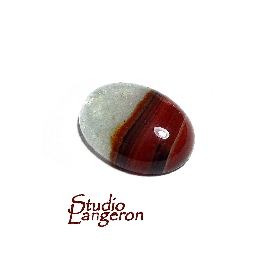 SALE!  Natural agate, cabochon, size 20x15x6.4mm, Natural agate, Natural Gemstone, Jewelry making - 1 piece
