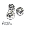 925 sterling silver handmade beads BB53, handmade, silver beads, Jewelry making, handmade beads, decorative beads, Original beads - 1 piece
