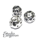 925 sterling silver handmade beads BB53, handmade, silver beads, Jewelry making, handmade beads, decorative beads, Original beads - 1 piece