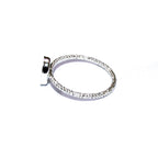 925 Sterling silver blank ring with bezel cup 6x8mm size 4, 5, 6, 7, 8, 9, 10, 11, Jewelry making, bezel cup, base ring, Setting - 1 piece