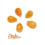 Natural jade Teardrop faceted half drilled small Beads size 10x6 mm, Natural jade, Matched Half Drilled Beads, Jewelry making - 1 piece