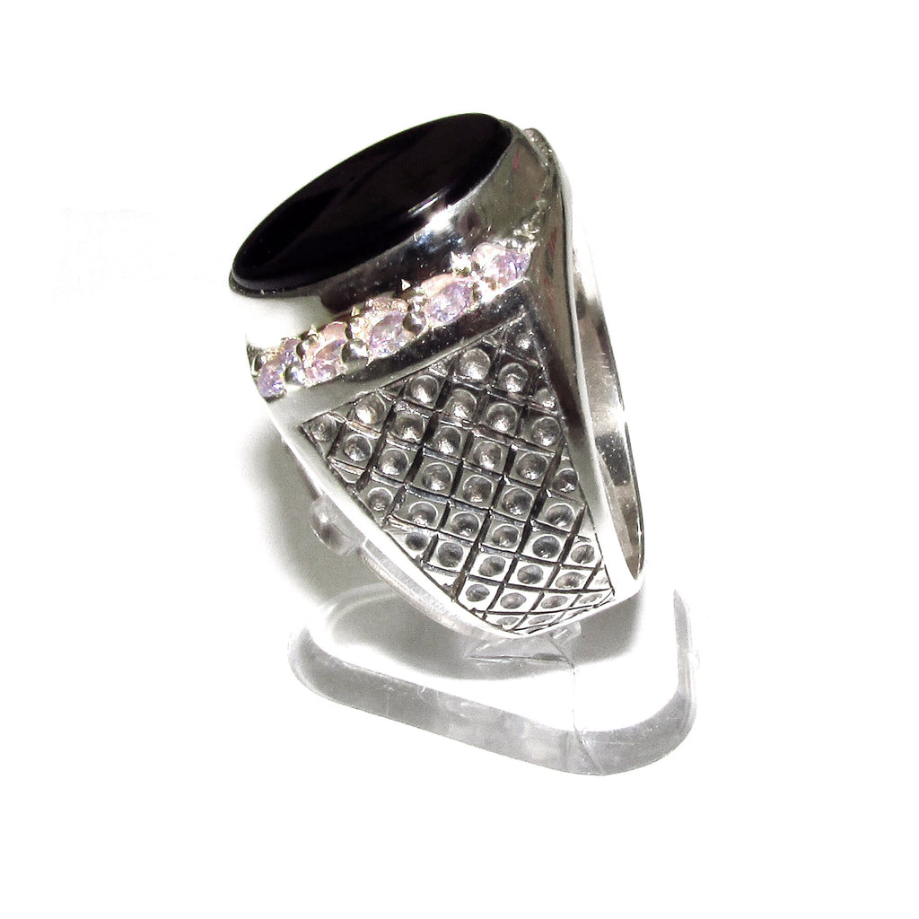 Agate man ring 925 sterling silver size 9 1/2, single copy, sterling silver, natural Agate, man ring, gemstone, Handmade ring