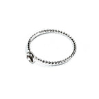 925 sterling silver twisted blank ring with bezel cup 4 mm size 4, 5, 6, 7, 8, 9, 10, 11, bezel cup, base ring, Jewelry making - 1 piece