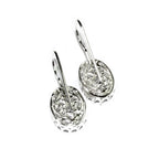 10x14 mm size 925 sterling silver blank earrings with bezel cup, Jewelry making, Setting, bezel cup, Base earrings - 1 pair (2 pieces)