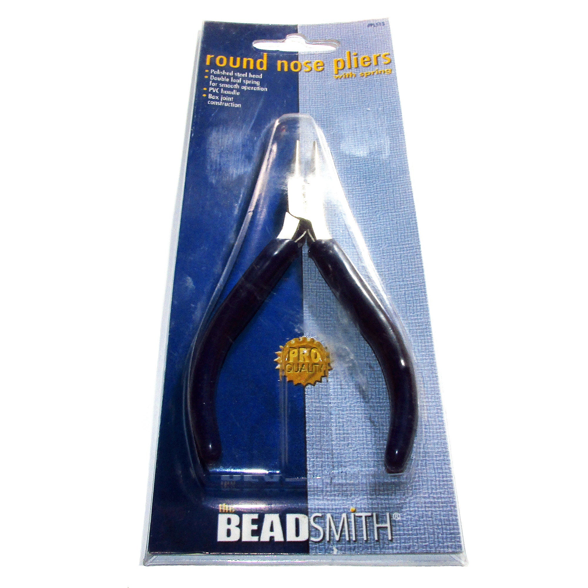 Round nose pliers Professionally Prepared for Jewelry Making PL513, BeadSmith, Length 115 mm (4.5 inch), Jewelry making  - 1 piece