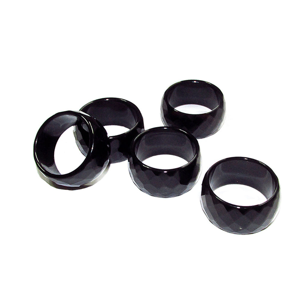 Natural Black onyx band Ring, size 7.0, 7. 1/2, 8.0, 9.0, Black onyx stone ring, Band Rings, Natural Gemstone, Unisex rings, Solid gemstone