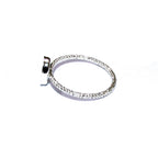 925 Sterling silver blank ring with bezel cup 4x6mm size 4, 5, 6, 7, 8, 9, 10, 11, Jewelry making, bezel cup, base ring, Setting - 1 piece