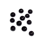4 mm Natural Black onyx round Cabochon, Black onyx Gemstone, Natural gemstone, Round cabochon, Jewelry making, Black onyx - 1 piece