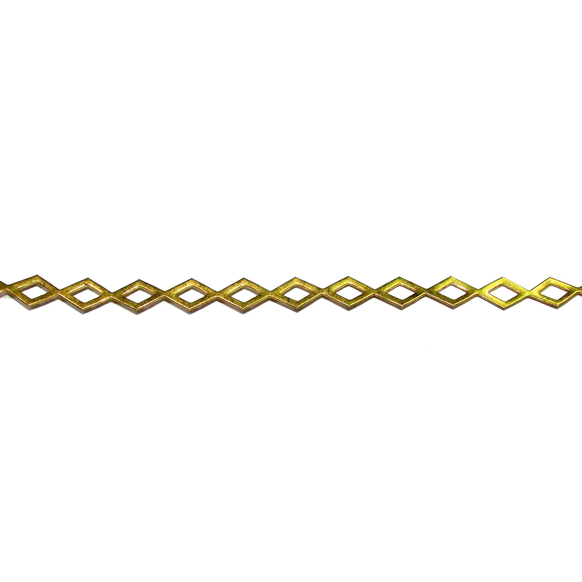 Natural Brass Gallery wire, Brass wire, Gallery pattern, Gallery ribbon, Wire, Jewelry making, Brass findings, Setting - 4 inch (10 cm)