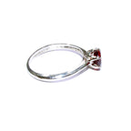 Garnet ring 925 sterling silver size 5 1/2, handmade ring, single copy, sterling silver, Garnet, 925 silver ring, gemstone, Gift ring
