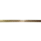 14K Yellow Gold filled Gallery wire, Bezel wire, Gallery ribbon, Gallery pattern, Jewelry making, Gold Filled Setting - 4 inch (10 cm)