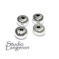 925 sterling silver handmade beads BB32, handmade, silver beads, Jewelry making, handmade beads, decorative beads, Original beads - 1 piece