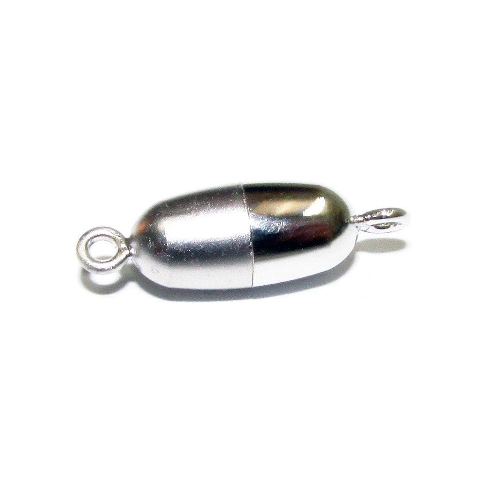 925 Sterling Silver 925 Decorative Magnetic Clasps, Magnetic clasp, Silver clasp, Clasp, Jewelry making, 925 silver clasp - 1 piece