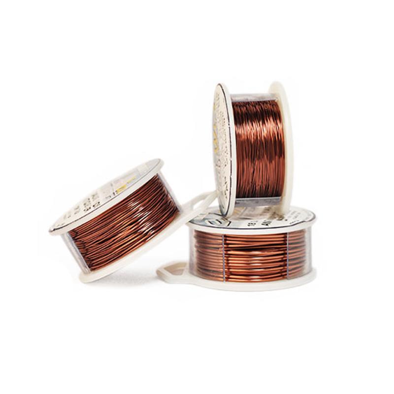 Antique copper jewelry wire Half-Hard thickness 28, 26, 24, 22, 20, 18 GA, Wire Wrapping, Antique Copper wire, Copper – 1 meter (3.30 ft)