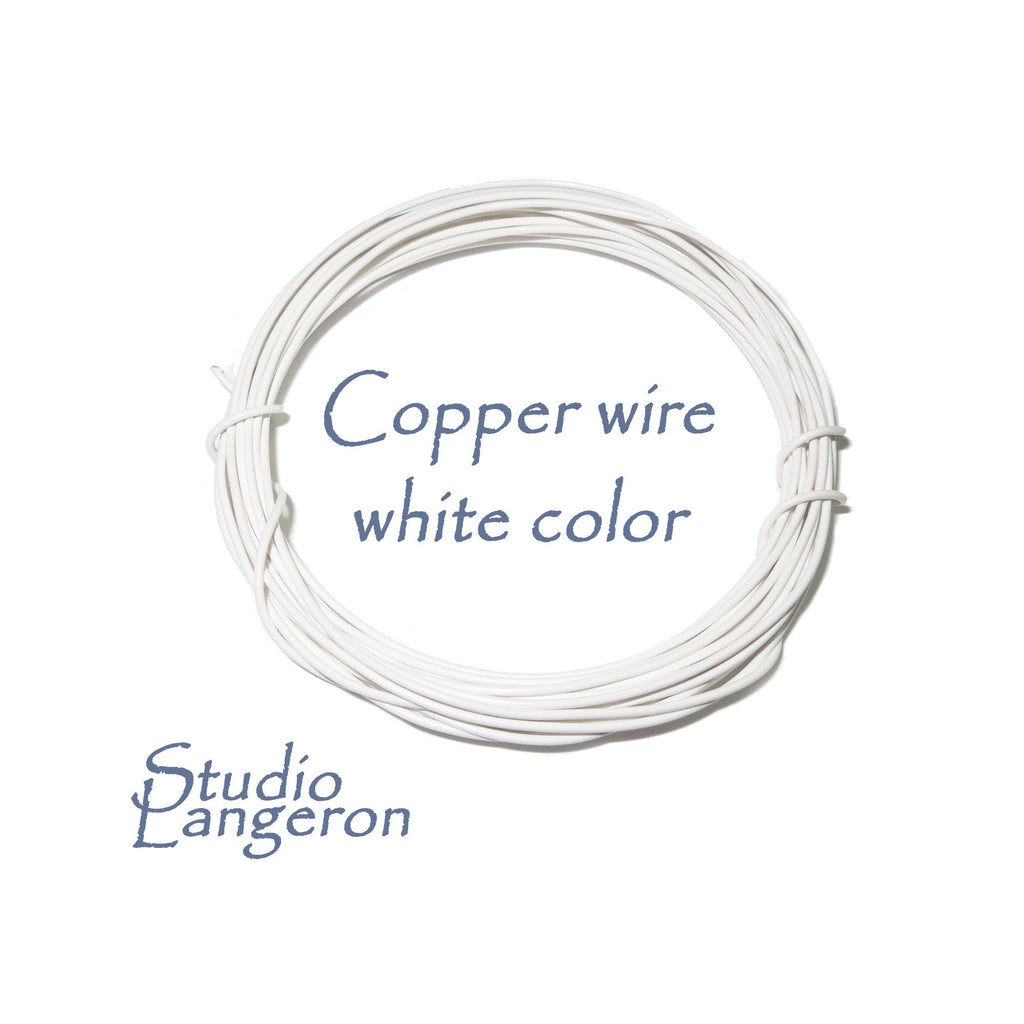 ON SALE!!! 7 feet (2 meters) natural copper jewelry wire color white 16, 18 Gauge, Wire, Wire Wrapping, Copper wire, Copper, Copper findings