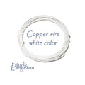 ON SALE!!! 7 feet (2 meters) natural copper jewelry wire color white 16, 18 Gauge, Wire, Wire Wrapping, Copper wire, Copper, Copper findings