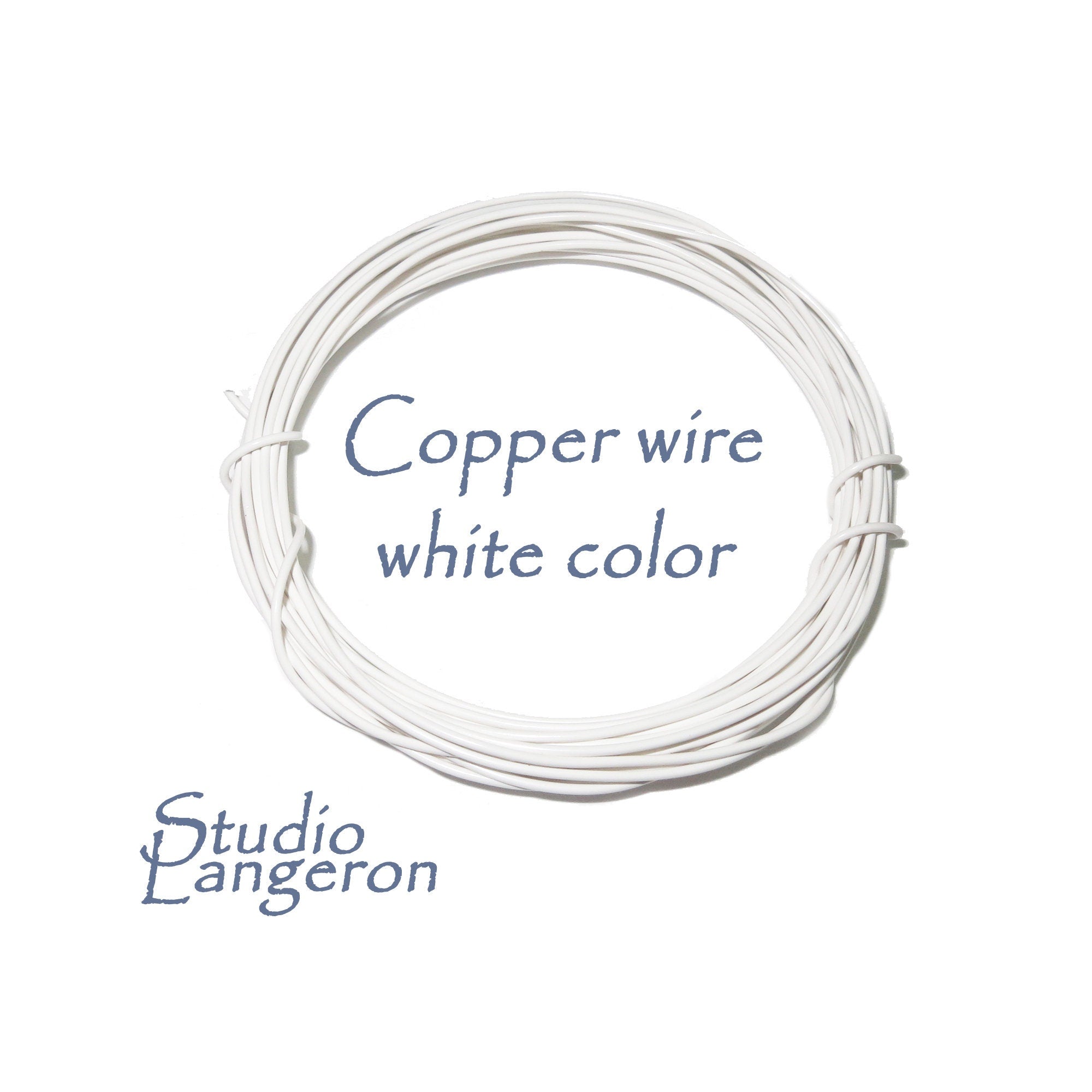 ON SALE!!! 7 feet (2 meters) natural copper jewelry wire color white 16, 18 Gauge, Wire, Wire Wrapping, Copper wire, Copper, Copper findings