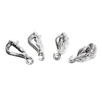 925 Sterling silver decorative Pendant Bails with loop, silver Bail, Jewelry making, Bail finding, bail for pendant - 1 piece
