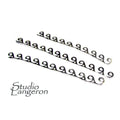 999 Fine silver Casted Bezel wire size 6.5x0.5 cm (2.4 inch), Gallery wire, Setting silver, Gallery pattern, Jewelry making - 1 piece