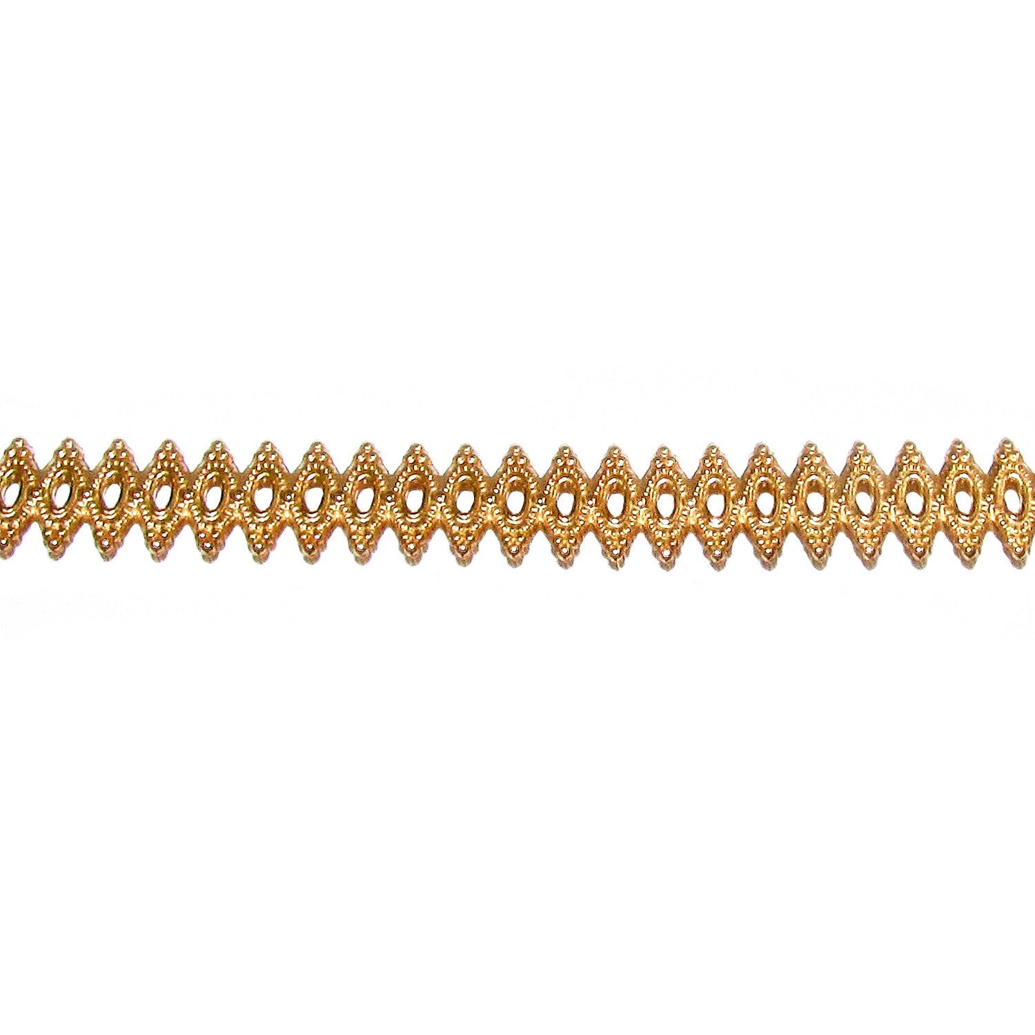 14K Yellow Gold filled Gallery wire, Bezel wire, Gallery ribbon, Gallery pattern, Gold Filled Wire, Jewelry making, Setting - 4 inch (10 cm)
