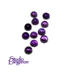 4 mm Natural Amethyst Round Cabochon, Amethyst Gemstone, Natural gemstone, Round cabochon, Jewelry making, Natural Amethyst - 1 piece