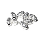 925 Sterling Silver Diamond cut shiny oval Beads Size 4.0x6.5 mm, Jewelry making, Diamond cut, oval Beads, Silver oval beads - 1 piece