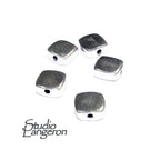 925 Sterling silver flat bead size  5.5x2.5 mm, Rectangular bead for bracelet, Jewelry making, sterling silver rectangular beads - 1 piece