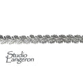 935 Argentium Silver Bezel wire, Gallery wire, Gallery ribbon, Gallery pattern, Argentium silver, Jewelry making, Silver - 4 inch (10 cm)