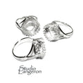 12x12 mm 925 sterling silver blank ring with cushion bezel cup size 5, 6, 7, 8, setting, base ring, jewelry making, bezel cup - 1 piece