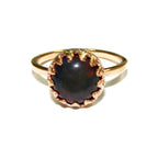 14K Yellow gold filled handmade ring size 5 1/2 with welo opal 8 mm, 14K Yellow gold filled ring, single copy, handmade ring  - 1 piece