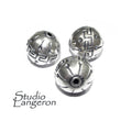 925 sterling silver handmade beads BB26, handmade beads, silver large beads, Jewelry making, decorative beads, Original beads - 1 piece