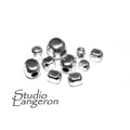 925 Sterling silver rectangle beads size 2, 2.5, 3, 4, 5, 8 mm, Rectangle beads, silver beads, Finding beads, Jewelry making - 1 piece