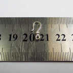 925 Sterling Silver Hook Eye Very Small Clasps, Silver clasp, Clasp, Clasps, Hook eye clasp, Clasps, Jewelry making, Silver clasp - 1 piece